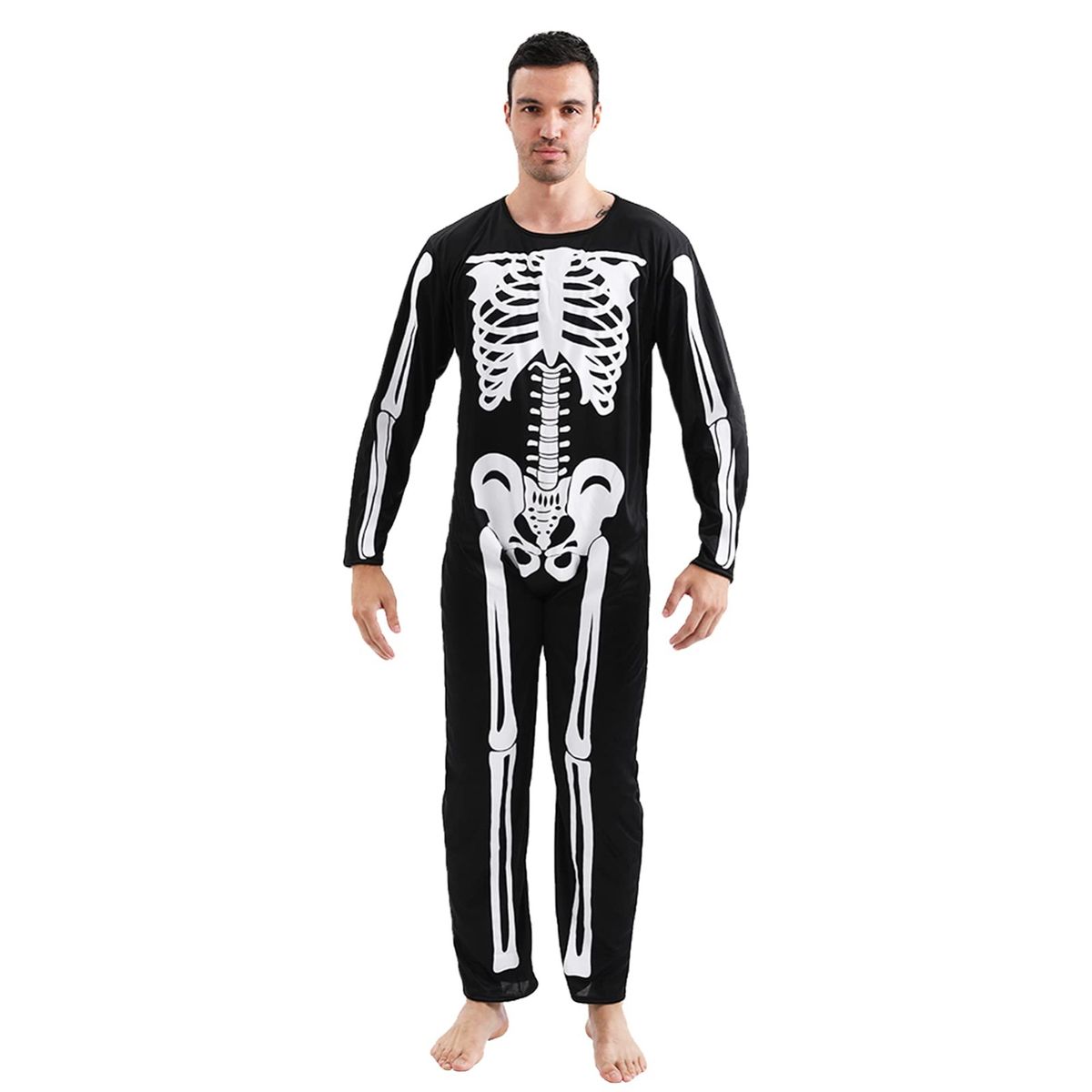 GENERICO - Disfraz De Halloween Esqueleto 140cm a 150cm