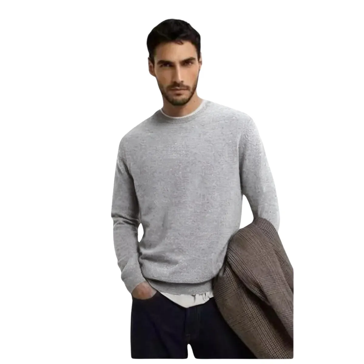 LIKE SHOP - Sweater Tejido Hombre Cuello Redondo Colores 188