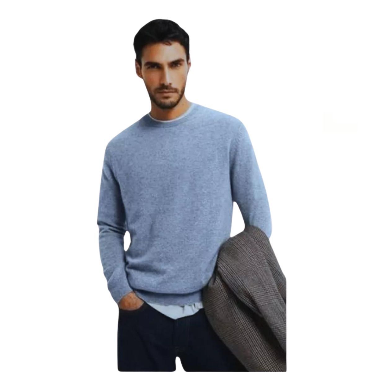 LIKE SHOP - Sweater Tejido Hombre Cuello Redondo Colores 188
