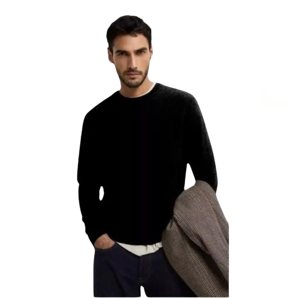 LIKE SHOP - Sweater Tejido Hombre Cuello Redondo Colores 188