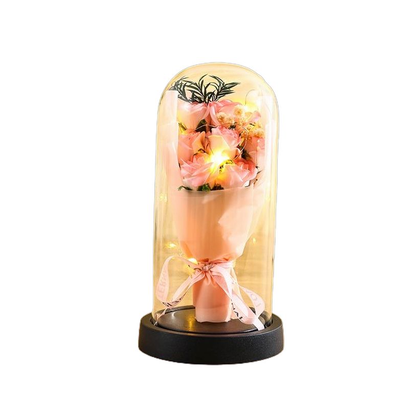 ATURE - Ramo Rosas Artificiales Eternas Encapsulada Acrílico Regalo