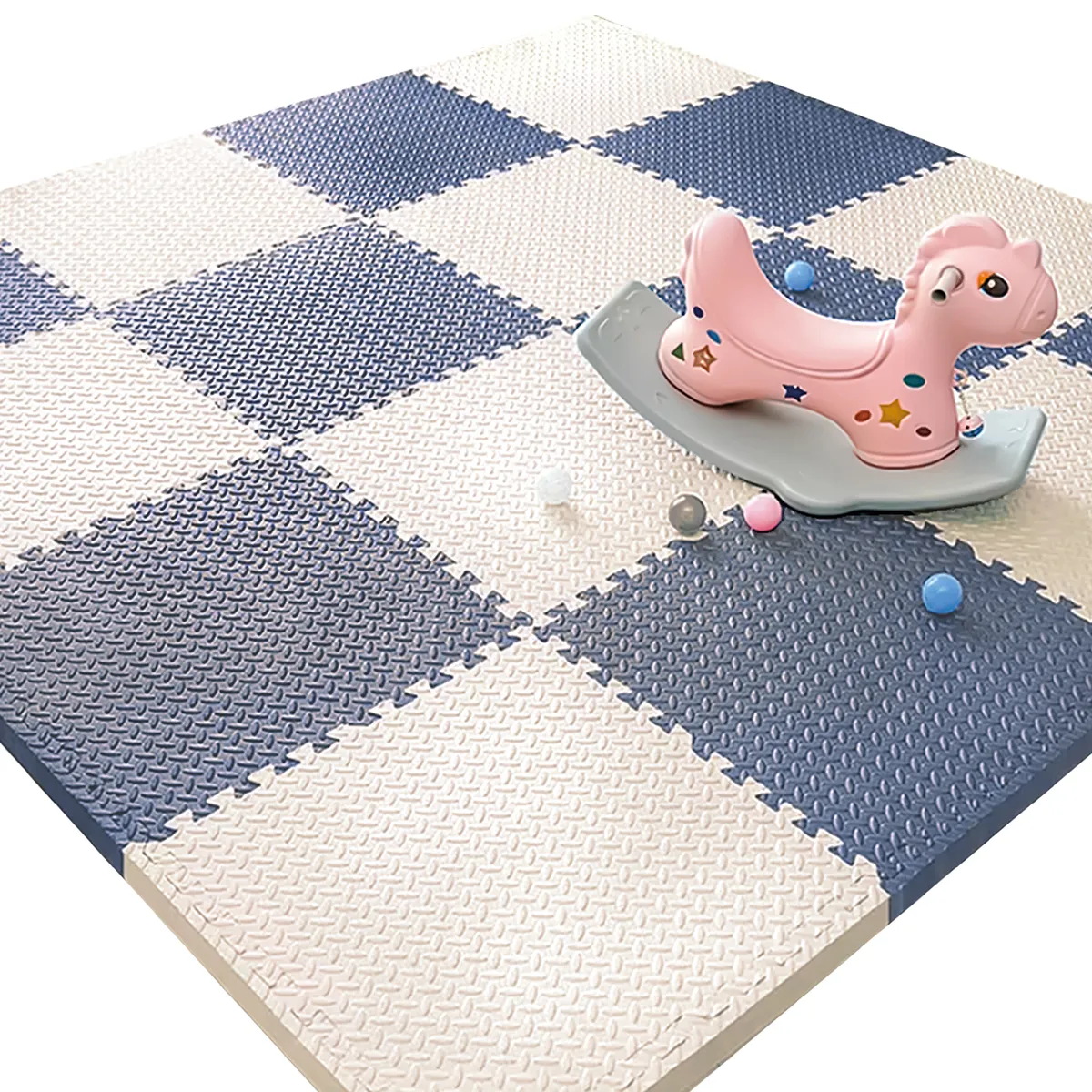 BABYNEST - Piso De Goma Eva Bebé Alfombra Babynest 60x60cm Set x8 AyB