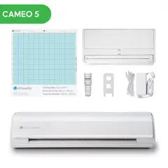 SILHOUETTE - Nuevo plotter de Corte cameo 5 Blanca