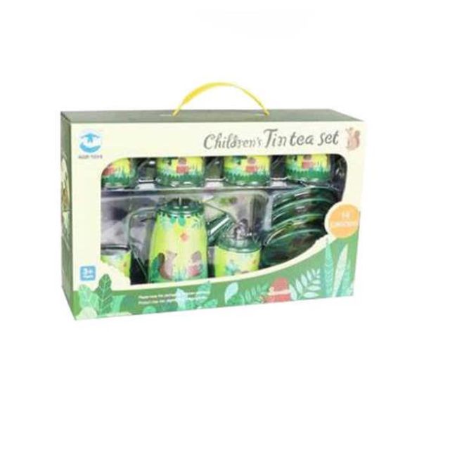 GENERICO - Set Juguetes De Té Para Niña 15pcs Metalico