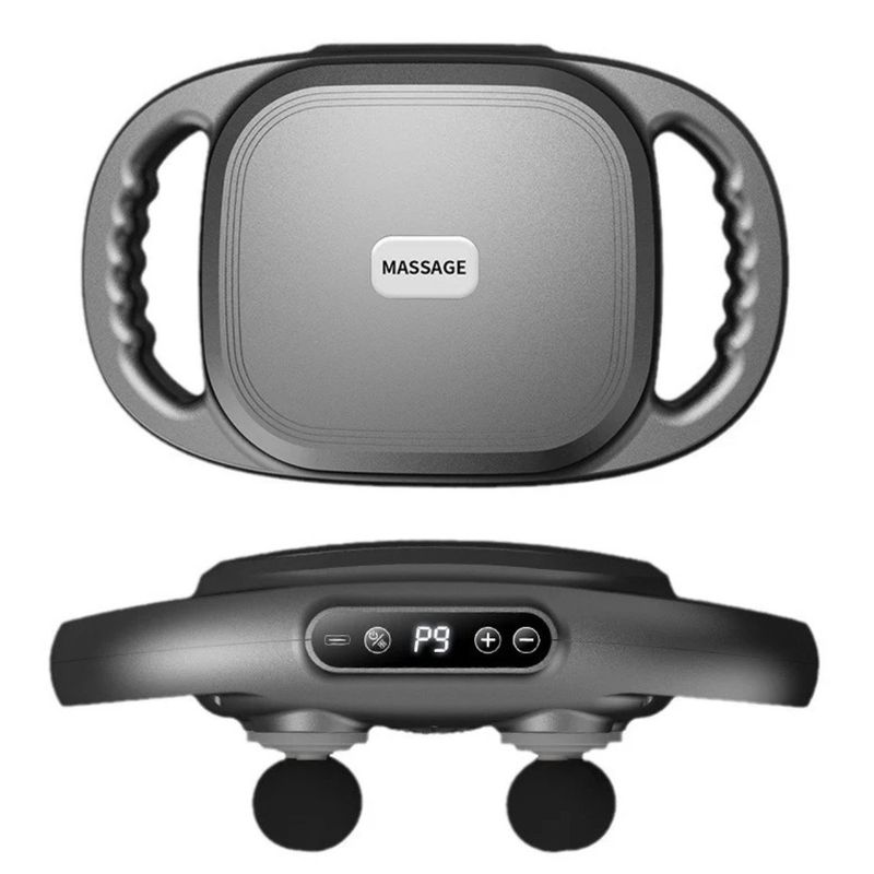 GENERICO - Pistola de Fascia 6 Cabezales Inalámbrico Cintura Espalda USB