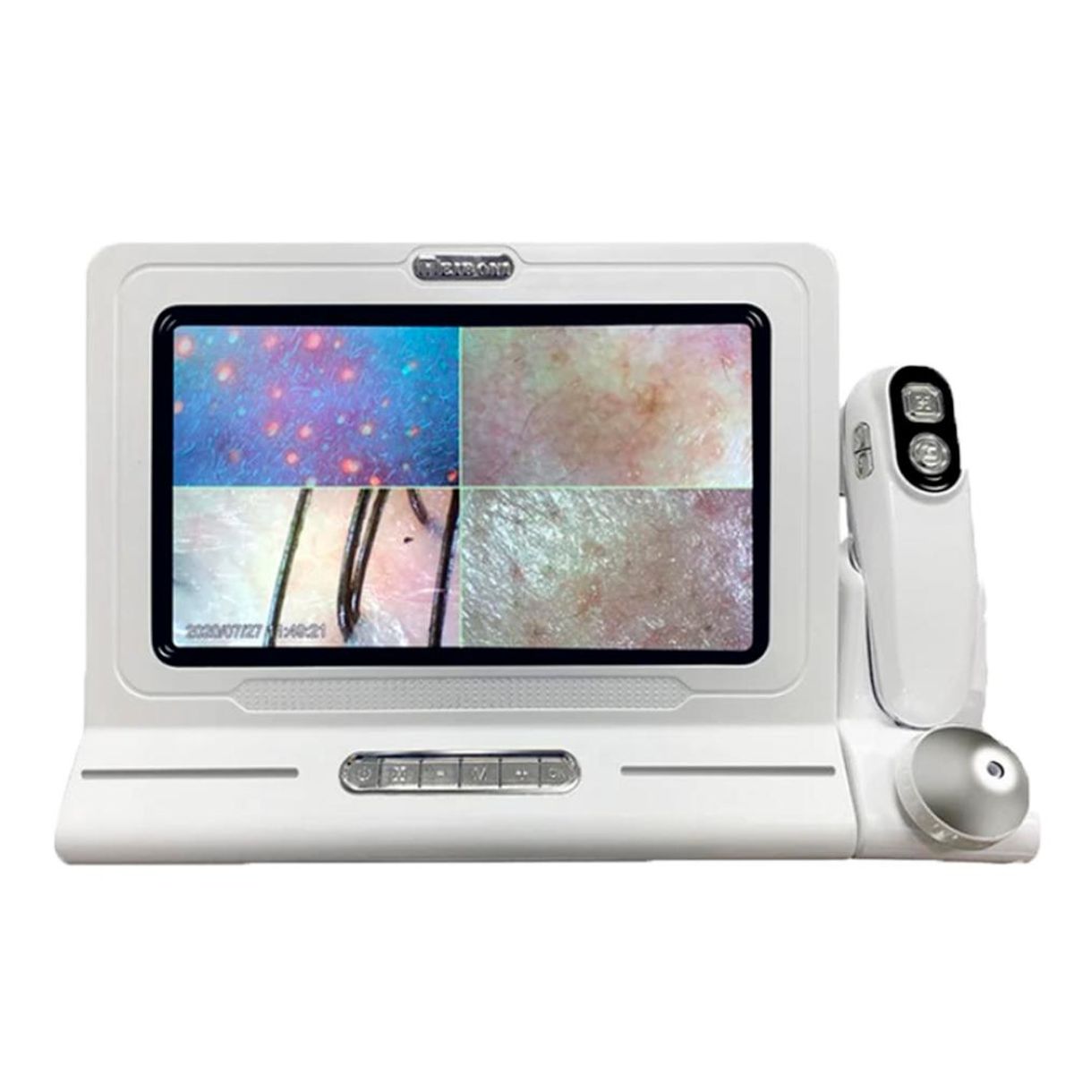 GENERICO - Maquina analizadora de piel y cabello - Blanco