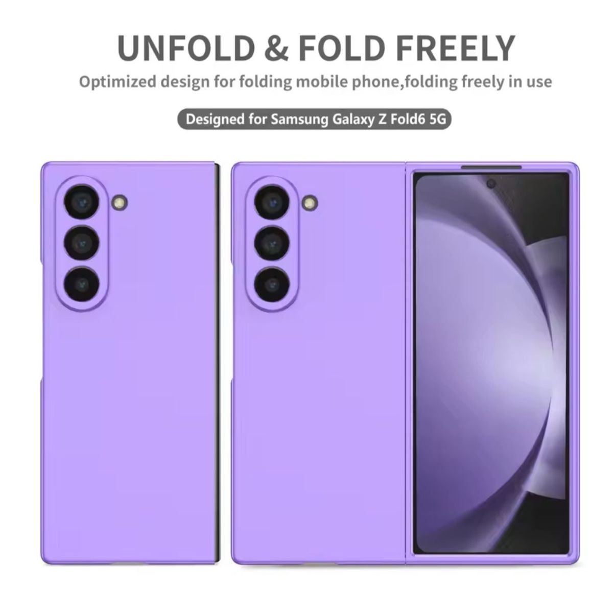 GENERICO - Carcasa Para Samsung Galaxy Z Fold 6 - Lila