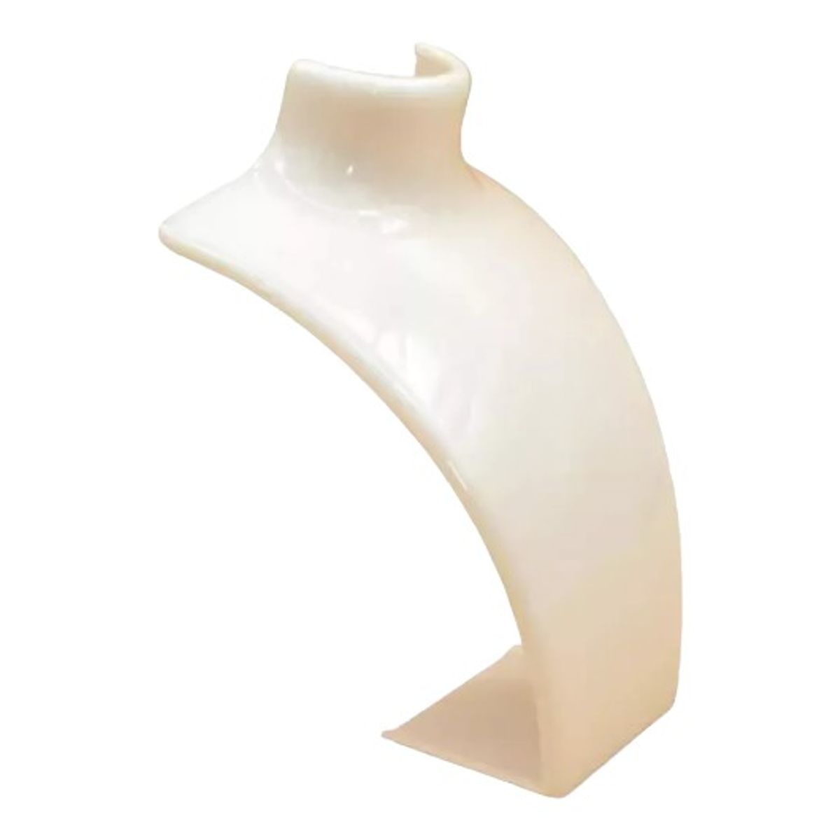 GENERICO - Pack 2 Exhibidor Acrilico De Collar Blanco