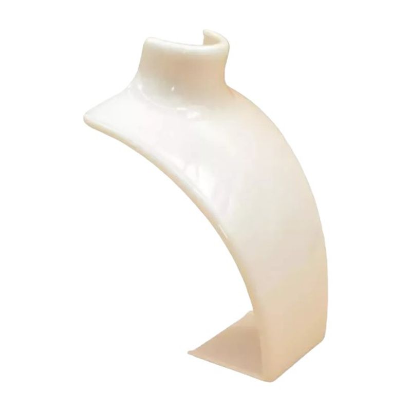 GENERICO - Pack 2 Exhibidor Acrilico De Collar Blanco
