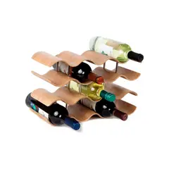 GENERICO - Estante Onda Para Botellas De Vino 14 Compartimientos Hogar