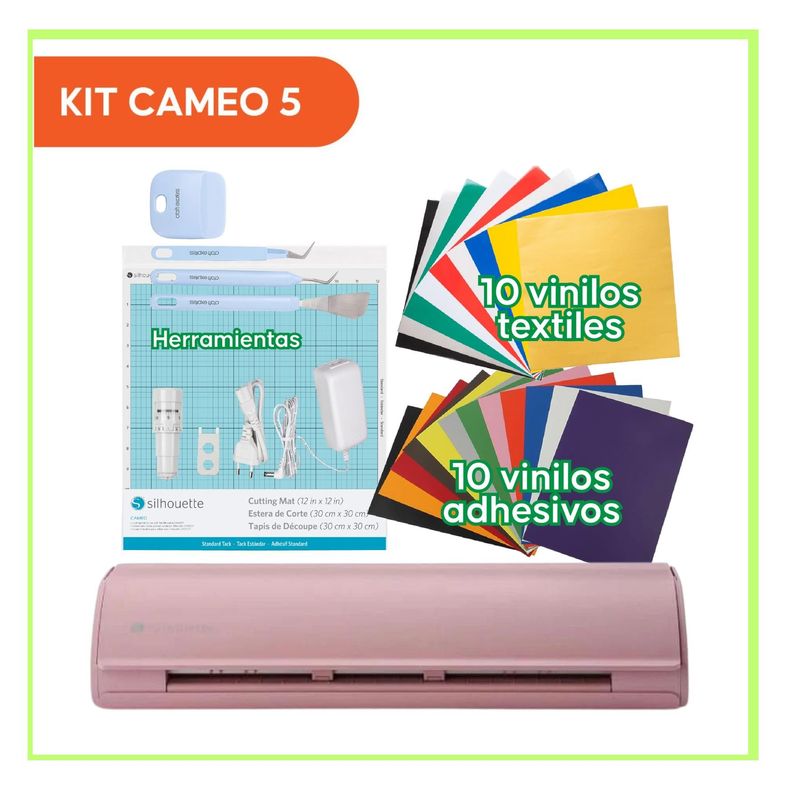 SILHOUETTE - Silhouette Cameo 5 Pink + Insumos