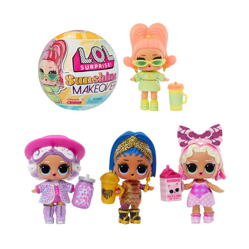 LOL SURPRISE - Muñeca Lol Glitter Cambia De Color En Bola Sorpresa