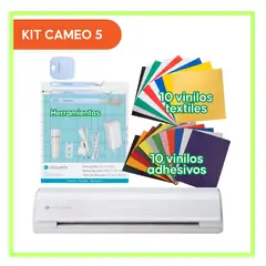 SILHOUETTE - Cameo 5 White + Insumos