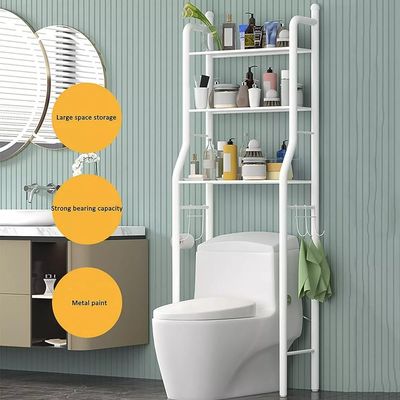 Imagen 2 del producto Repisa Estante Metalico para Lavadora y Baño Mueble Organizador de 3 Niveles