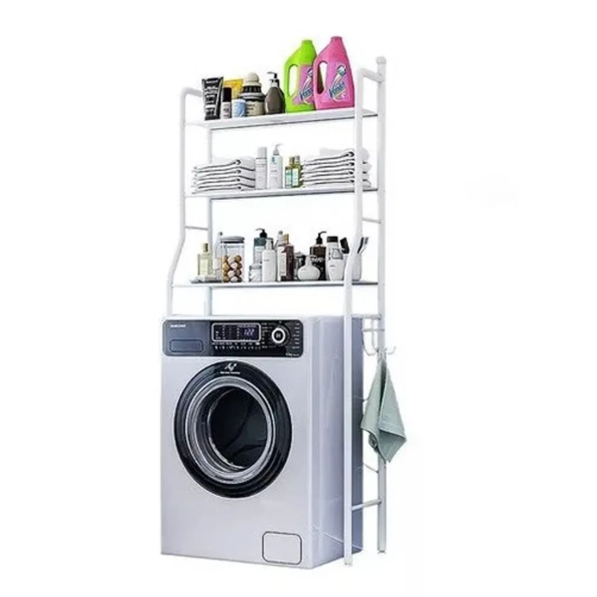 GENERICO - Repisa Estante Lavadora Mueble Organizador Baños Metalico