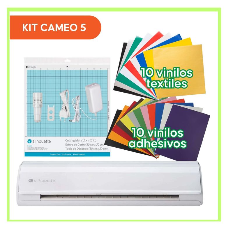 SILHOUETTE - Silhouette Cameo 5 blanca + Kit vinilos