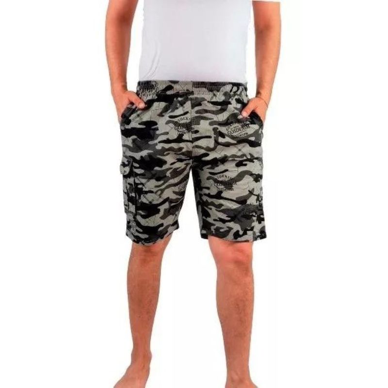 MPROPIA - Short Urbano Hombre Pantalón Cargo Camuflaje 505_.