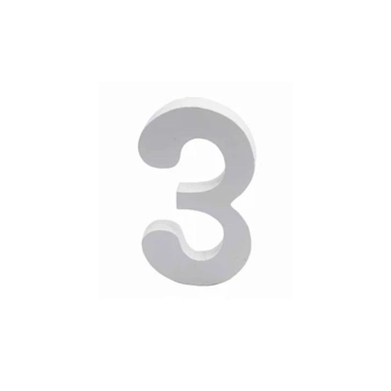 GENERICO - Numero De Madera 3 11cm