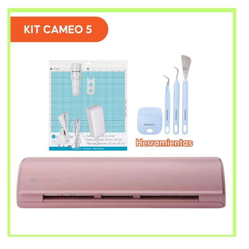 SILHOUETTE - Nueva Cameo 5 Pink + Kit Herramientas