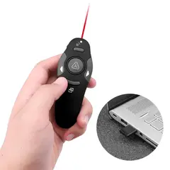GENERICO - Control Presentador PPT Puntero Láser Inalámbrico USB