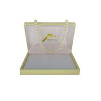 Collar de Perlas (8mm) de Enchapado en Oro 70 cm