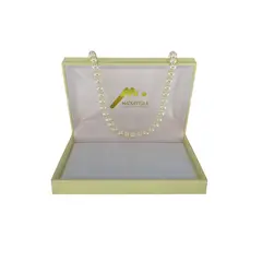 MALLORCA - Collar de Perlas (8mm) de Enchapado en Oro 70 cm