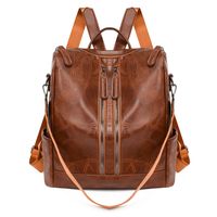 Mochila Ultra Elegance Antirrobo Urbana Cuero PU Ecológico Mujer Impermeable