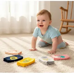 GENERICO - Pack 3 rodillera protector gateo bebe Color Niño