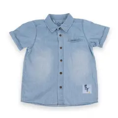 PILLIN - Camisa Niño Denim