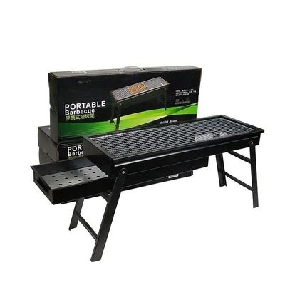 Generico Parrilla Portátil A Carbón Plegable 60 X20