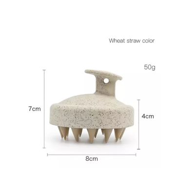 Imagen 2 del producto Cepillo De Masaje Capilar Limpiador Cepillo Profesional BEIGE