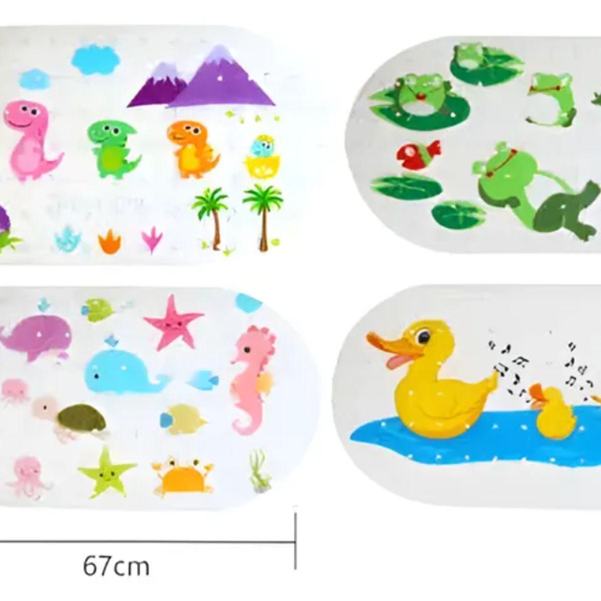 GENERICO - Alfombra antideslizante de baño