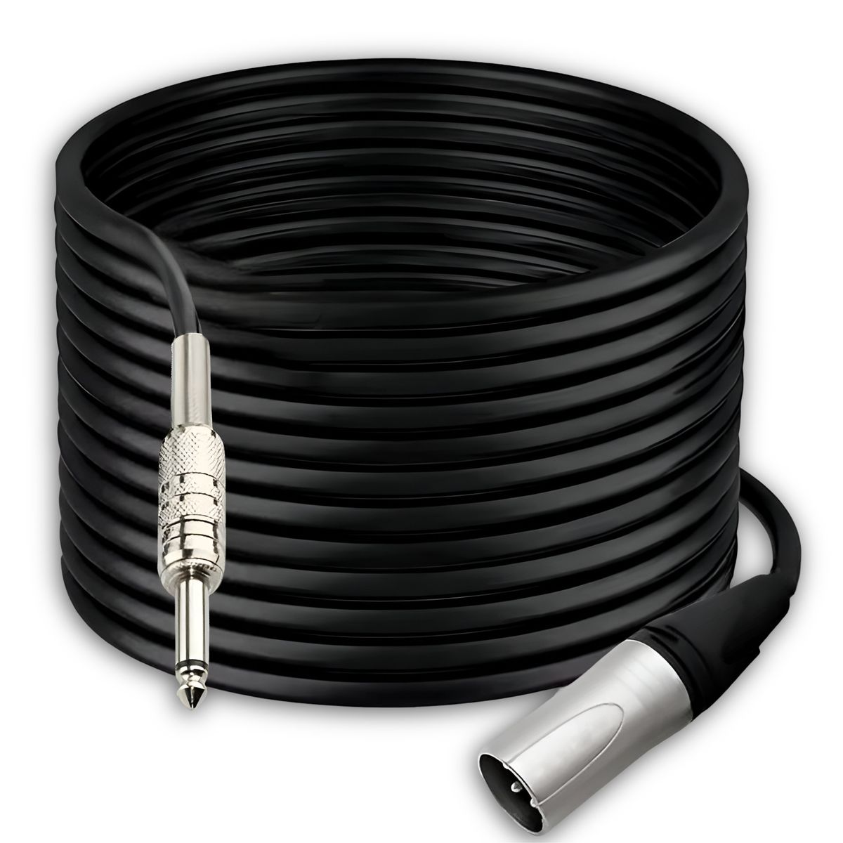 ULINK - Cable de Audio XLR Macho a Jack 6,3mm Profesional 10 Metros