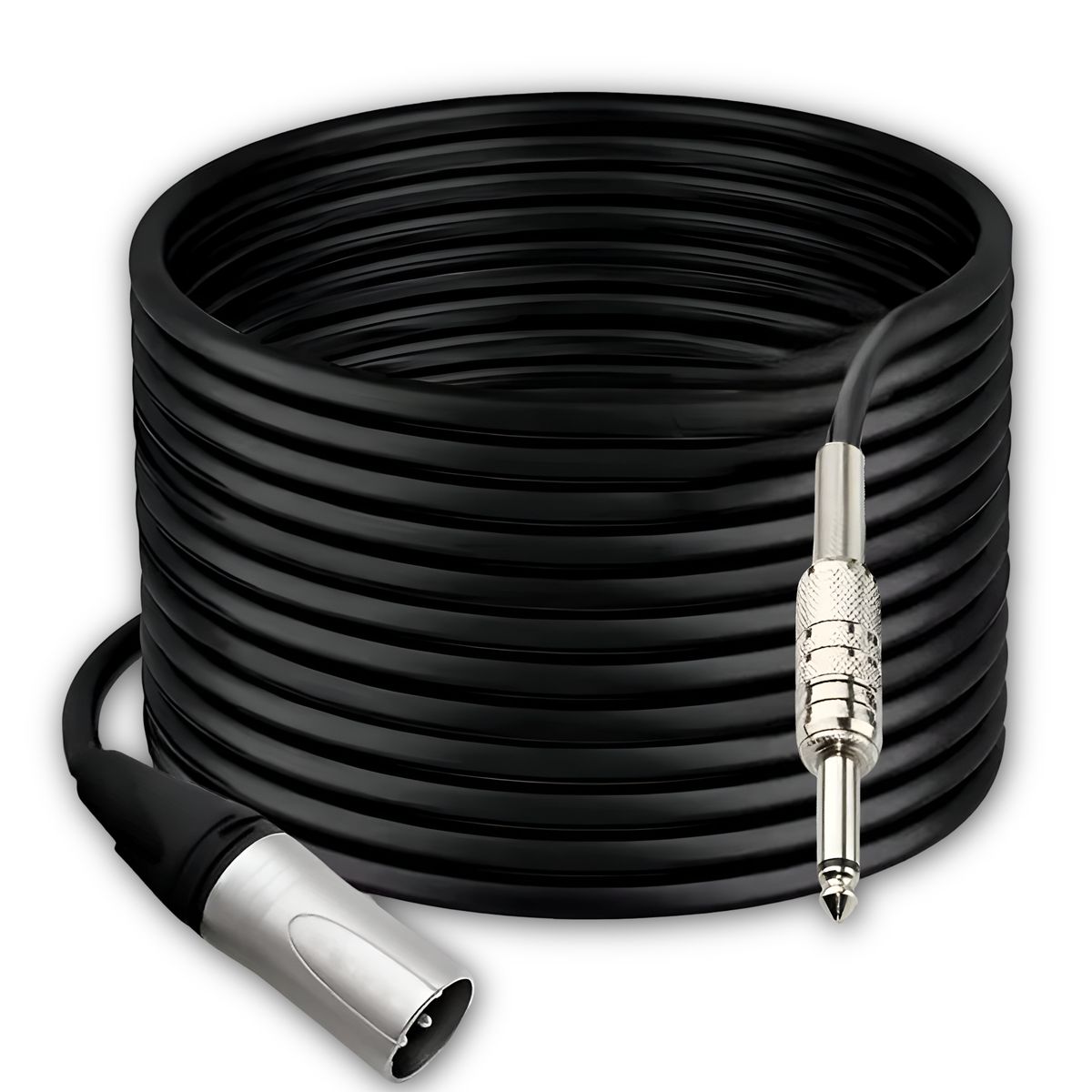 ULINK - Cable de Audio XLR Macho a Jack 6,3mm Profesional 10 Metros