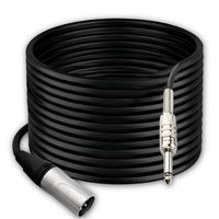 Cable de Audio XLR Macho a Jack 6,3mm Profesional 10 Metros