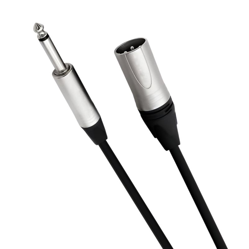 ULINK - Cable de Audio XLR Macho a Jack 6,3mm Profesional 10 Metros - Negro