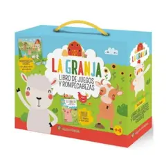 ANTARTICA LIBROS - Granja Libro De Juego Y Rompecabezas