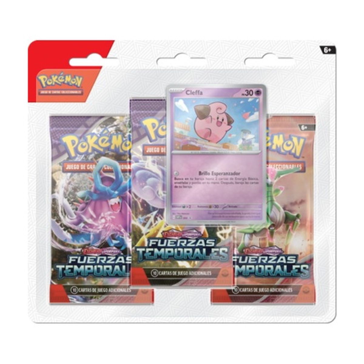 ANTARTICA LIBROS - Pokemon TCG Scarlet & Violet Temporal Forces 3-Pack Blister