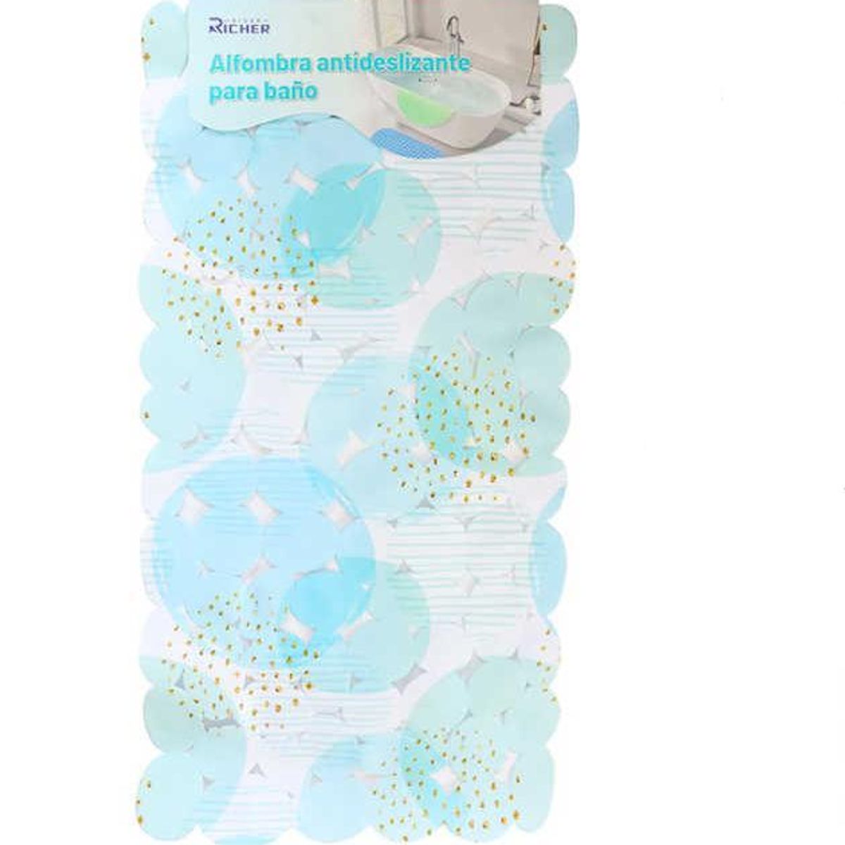 GENERICO - Alfombra antideslizante de baño