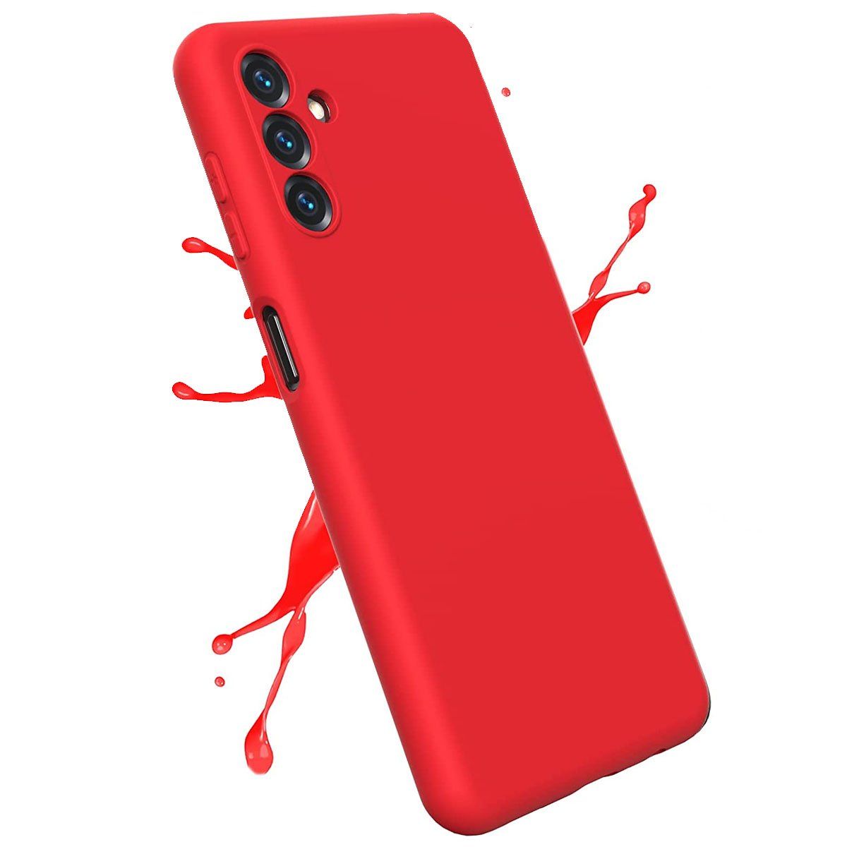 JOIGO - Carcasa Funda Para Samsung A13 5G Rojo