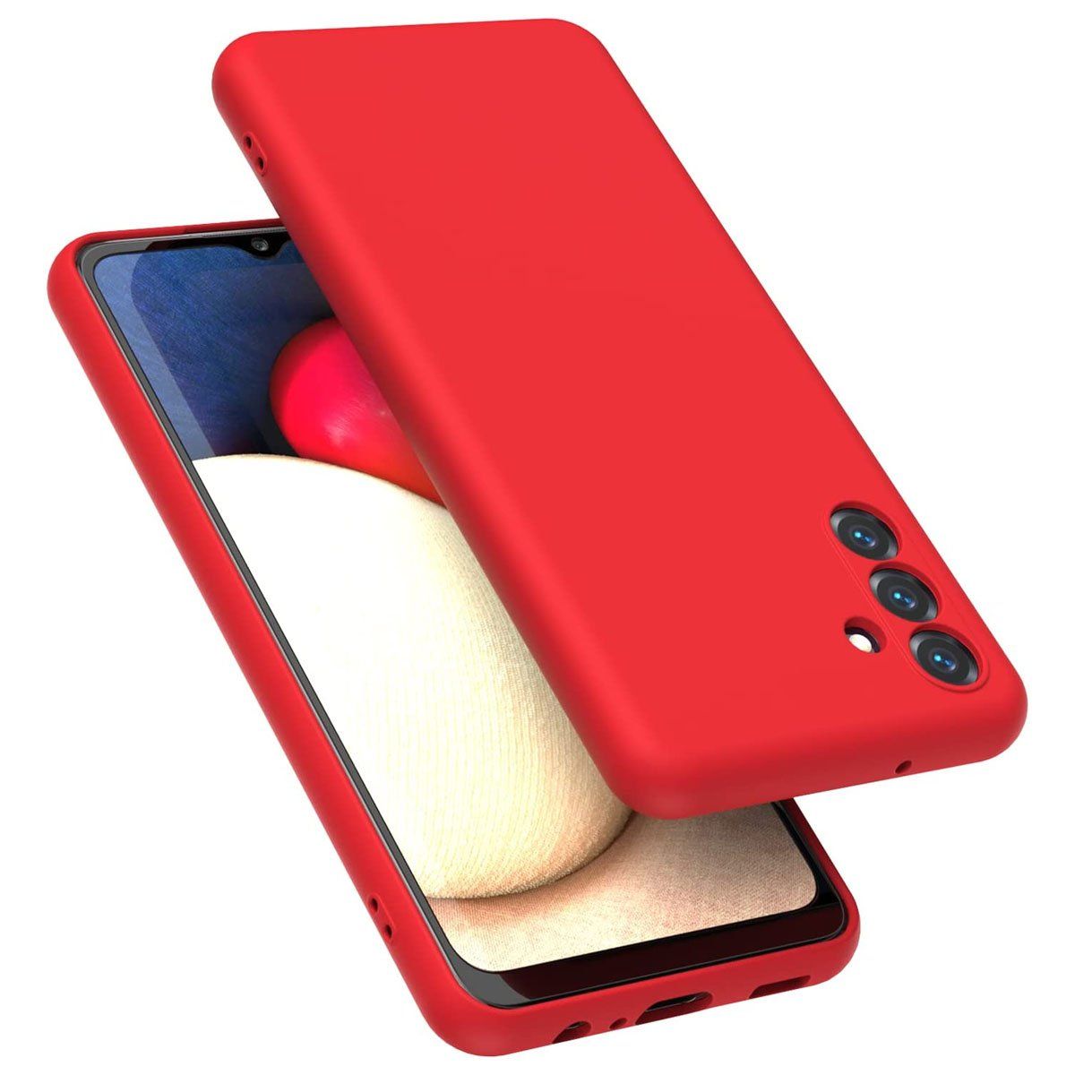 JOIGO - Carcasa Funda Para Samsung A13 5G Rojo