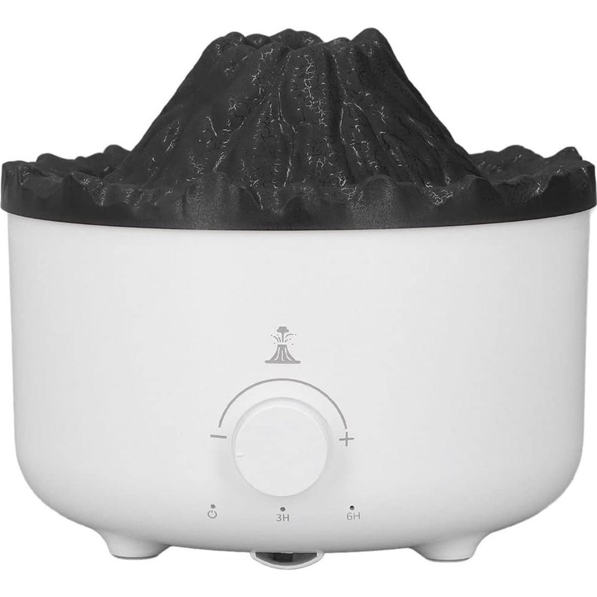 IMPORTCLICK - Difusor Humidificador Aromas Luz Led Diseño Volcán USB 500 ML 