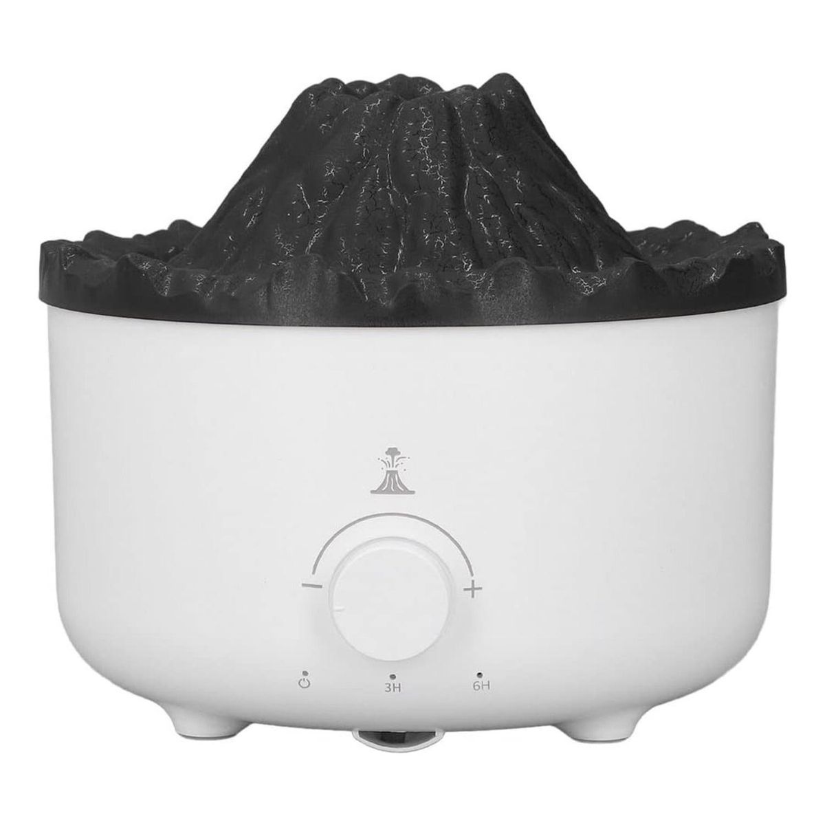 IMPORTCLICK - Difusor Humidificador Aromas Luz Led Diseño Volcán USB 500 ML 