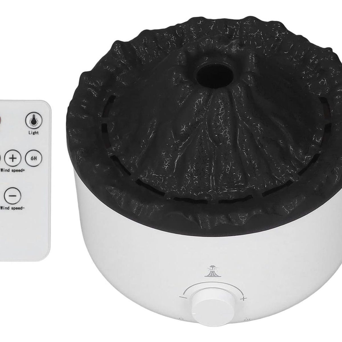 IMPORTCLICK - Difusor Humidificador Aromas Luz Led Diseño Volcán USB 500 ML 