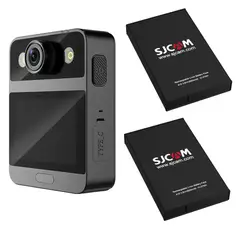 SJCAM - Cámara corporal A20 2650mAh Estabilizador Gyro 2 baterias