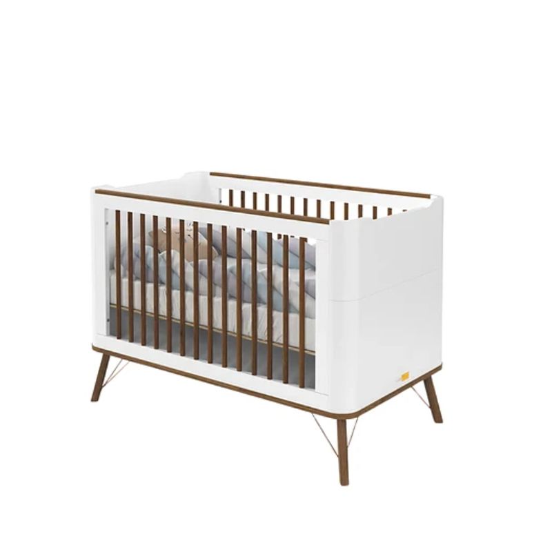 KIDSCOOL - CUNA MADERA 3 EN 1 ALBI BLANCA