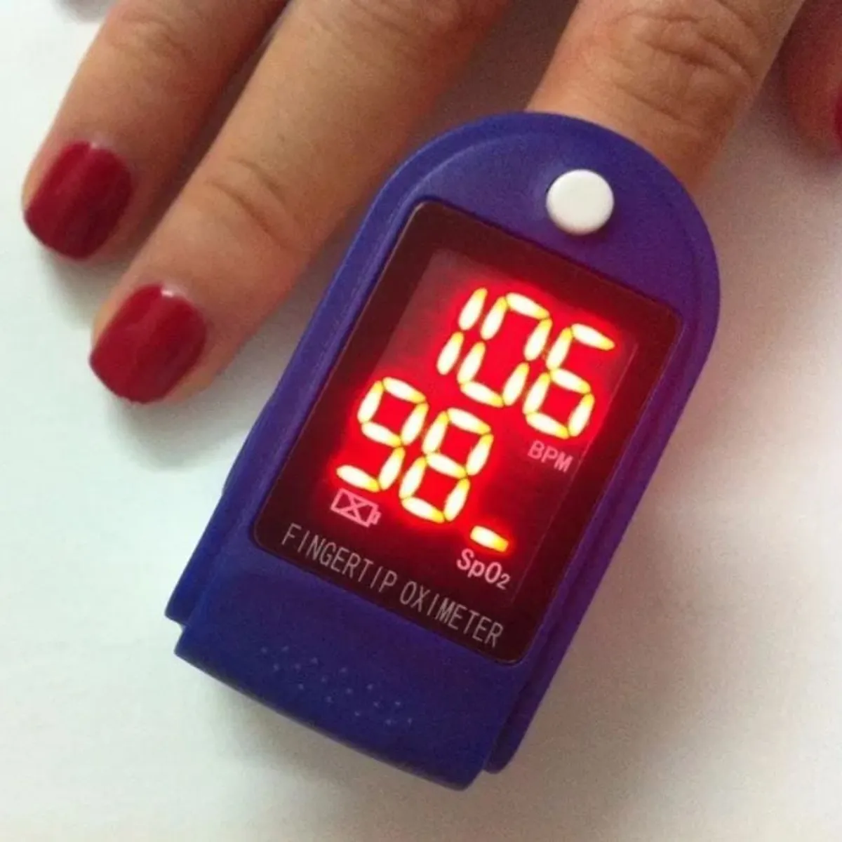 GENERICO - Oxímetro De Pulso Saturómetro Digital Gratis 2 Pilas AAA