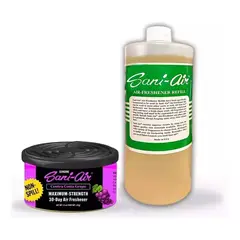 SANI AIR - Lata Auto Grape + Botella De 1 Litro De Recarga