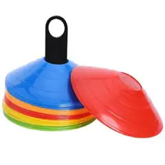 AK SPORT - Conos Lenteja de Entrenamiento 50 Unidades de Colores