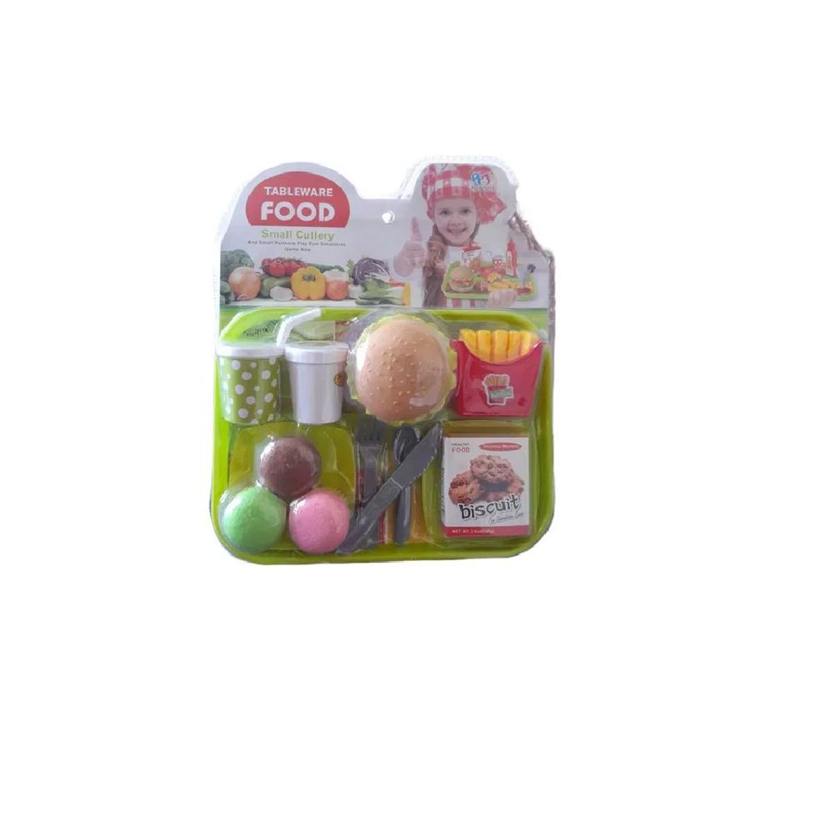 TOLIPA - Set de Comida Rápida y Postre para niños